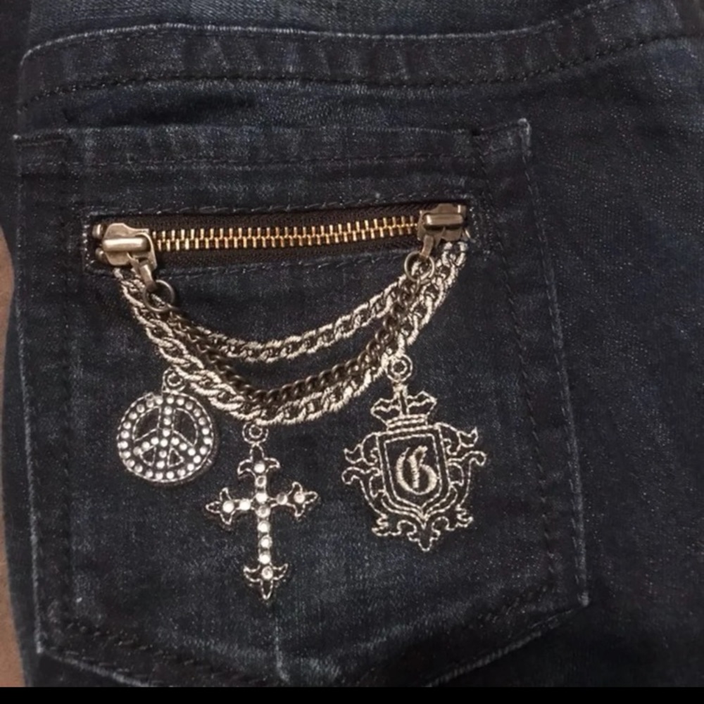 Guess Jeans with silver embroidery